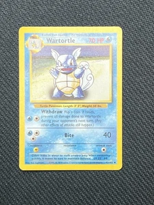 Pokémon TCG Wartortle Base Set, Unlimited Uncommon Card 42/102 - Picture 1 of 2