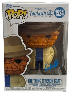 Ebon Moss-Bachrach Signed The Thing Funko Fantastic Four Autograph Beckett - Picture 1 of 2