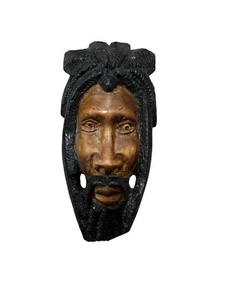 "Bob Marley" Hand Carved Wooden Wall Hanging - Picture 1 of 3