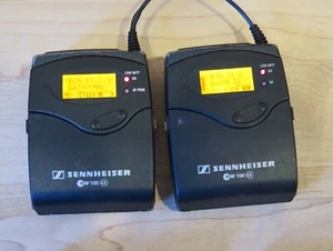 Sennheiser ew100 G3 Bodypack SK100 Transmisor Receptor EK100 - 626-668 MHz - Imagen 1 de 6