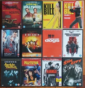 QUENTIN TARANTINO THE BEST MEGA COMPLETE collection 12 x DVDS job lot BUNDLE - Picture 1 of 1
