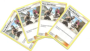 4x TEAM SKULL GRUNT 133/149 -SUN & MOON Pokemon Card- Uncommon PLAYSET -NM/M - Picture 1 of 1