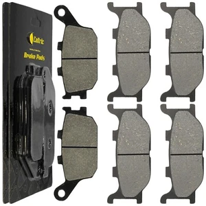 Caltric Front and Rear Brake Pads for Yamaha FZ6N FZ6S FZ6R 2004-2006 2012-2017 - Picture 1 of 7