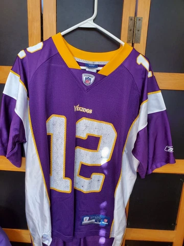 Vintage Minnesota Vikings Percy Harvin #12 Reebok Jersey size L Cover