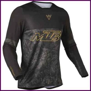 Men's Long Sleeve MTB Jersey Downhill Cycling Shirt Quick Dry Mountain Bike Top - Picture 1 of 14