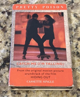 PRETTY POISON- “CATCH ME (I’M FALLING) CASSETTE SINGLE 4-99416 - Image 1 of 4