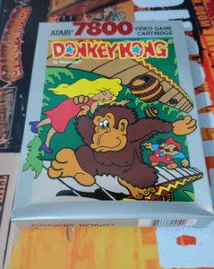 Donkey Kong (1987) ATARI 7800 VCS (Modul, Manual, Box) working 8-bit newlike - Bild 1 von 2
