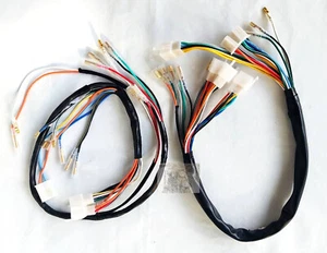 PARA Suzuki TS100 C/N TS125 C/N (1978-1979) Arnés de cables Nº1 + Nº2 Nuevo - Imagen 1 de 5