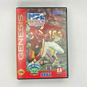 NFL Football 94 Sega Genesis 1993 Complete Video Game TESTED - Picture 1 of 7