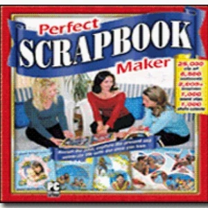 Perfect Scrapbook Maker Express CD Cosmi Windows Clip Art Templates Sentiments - Picture 1 of 1