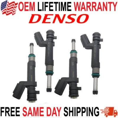 4x OEM Denso Fuel Injector Fits 2012-19 Nissan Versa Versa Note 1.6L 16600-1KT0A - Image 1 of 4