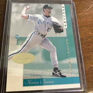 1996 LEAF SIGNATURE GOLD PRESS PROOF #145 KEVIN BROWN