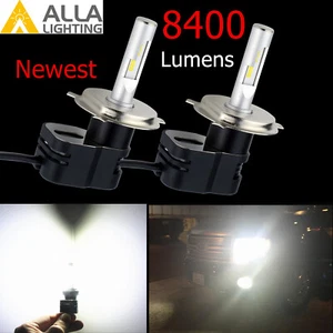 Alla Lighting LED H4 9003 Headlight Bulb Super Xenon White,High End,2yr Warranty - Picture 1 of 11
