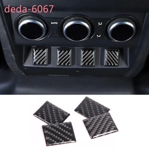Cubierta del panel del botón del puerto de carga trasero de fibra de carbono para Land Rover Defender 2020+ - Imagen 1 de 11