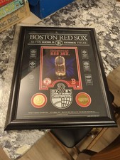 Boston Red Sox 7 Time World Series Champions 2007 Highland Mint Ltd. Ed. Plaque