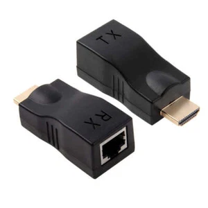 Adaptador extensor HDMI a RJ45 (receptor y transmisor) por cable Cat-5e/6, Suppo - Imagen 1 de 8