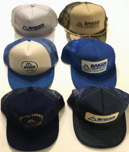 Baker Hughes Company Herramientas de Tratamiento de Aceite De Colección Malla Sombrero Gorra Talla Única Lote de 6 - Imagen 1 de 8
