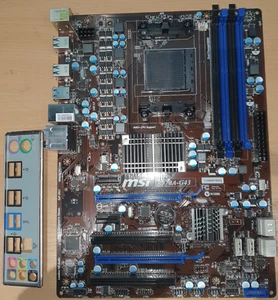 Placa madre MSI MS-7693 970A-G43 AM3+ DDR3 y escudo IO - Probada - Publicación GRATUITA - Imagen 1 de 3