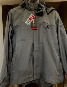 Snap On Kenosha Heavy Weight Softshell Jacket IRON (DK GREY) XL BLK SNF22WJ0142 - Picture 1 of 12