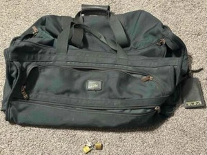 Borsa da palestra Tumi Alpha in nylon balistico da trasporto su borsone weekend verde grande spedizione gratuita - Foto 1 di 9