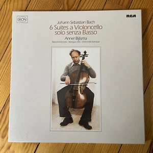 RCA RL 30369 3LPS BOX SET ANNER BIJLSMA BACH CELLO SUITES NM - Picture 1 of 4