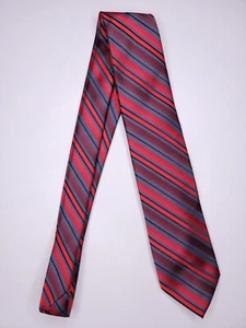 Billy London formelle Herrenkrawatte 59 Zoll Lx3 Zoll B rot/grau Krawatte - Bild 1 von 4
