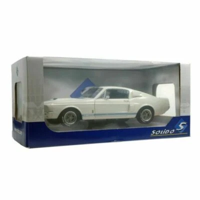 FORD SHELBY MUSTANG GT500 1967 WHITE SOLIDO S1802901 1/18 GT 500 METAL - Photo 1/4