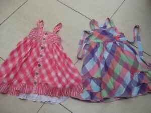 baby toddler SUMMER DRESS bundle JOHN LEWIS NEXT pink cotton cool long maxi
