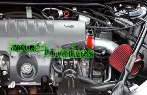 Red Air Intake kit & Filter For 1995-2005 Chevy Monte Carlo 3.8L V6 - Foto 1 di 1