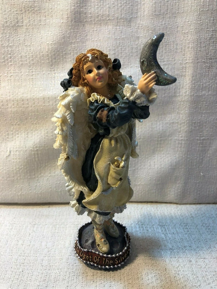 Boyds Bear & Friends Folkstones Luminette Light Silvery Moon Figurine 28207-06