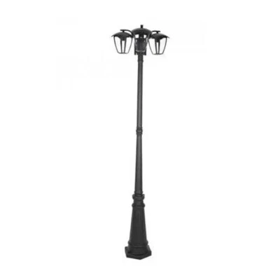 V-TAC VT-740 Portalampada lampione lanterna giardino in alluminio fissaggio a te - Immagine 1 di 4