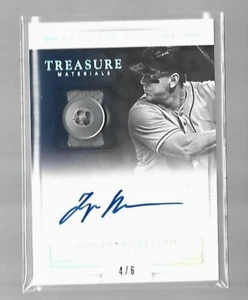 LOGAN MORRISON 2016 National Treasures GU TREASURE MATERIALS AUTOGRAPHS /6 - Picture 1 of 2