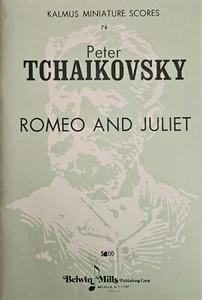 Peter Tchaikovsky Romeo and Juliet Overture Kalmus Miniature Scores NEW - Picture 1 of 1