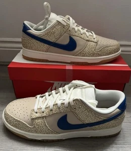 Nike Dunk Low PRM Herren Sesam/Blue Jay/Sail/Sanddrift Turnschuhe Größe UK 12 Brandneu in Box - Bild 1 von 12