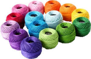 15Pcs Crochet Thread Cotton Thread Balls Embroidery Yarn Cross Stitch Threads - Picture 1 of 5