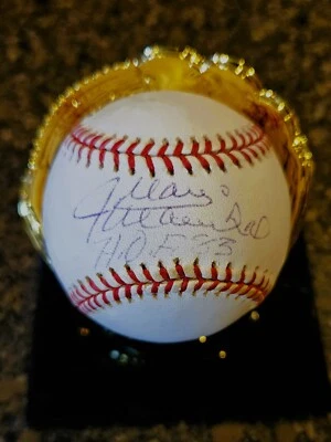 JUAN MARICHAL SF GIANTS HOF SIGNED AUTO ROMLB BASEBALL INS "HOF 83" W/ PSA COA - Image 1 of 3