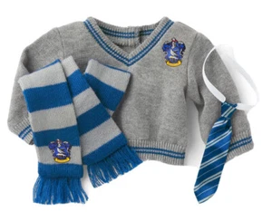 NUEVO EN CAJA American Girl Harry Potter Ravenclaw Suéter Set con Bufanda, Corbata ¡NUEVO! - Imagen 1 de 10