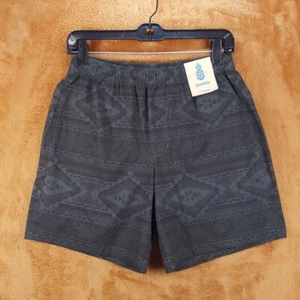 CHUBBIES Mens Shorts Small Gray Aztec Pull On Compression THE QUEST 7" - Picture 1 of 9