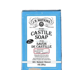 J.R. Watkins Pure Castile Bar Soap Peppermint Scented - 8 oz - Picture 1 of 2