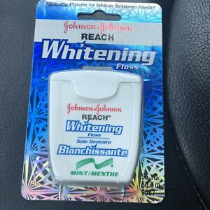 Johnson & Johnson Reach Whitening Floss MINT 55 YD - New