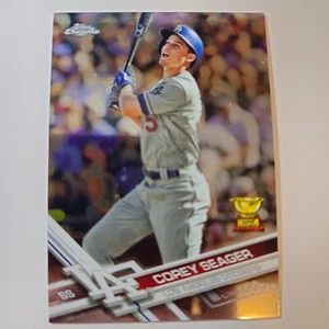 2017 Topps Chrome Corey Seager Rookie Cup Sepia Refractor #50 Dodgers, Rangers - Picture 1 of 2