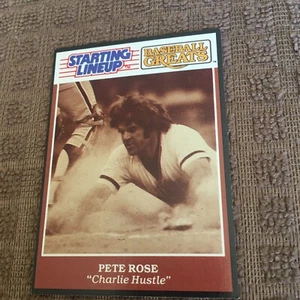 1989 PETE ROSE - Kenner Starting Lineup - Baseball Greats -"Charlie Hustle" NRMT - Picture 1 of 2