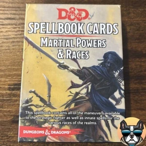 Dungeons and Dragons- Spellbook Cards: Martial Powers & Races- 5E- Verified CIB! - Picture 1 of 4