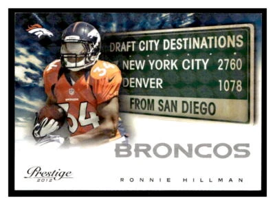 Ronnie Hillman 2012  Panini Prestige Draft City Destination /100 - Image 1 of 2