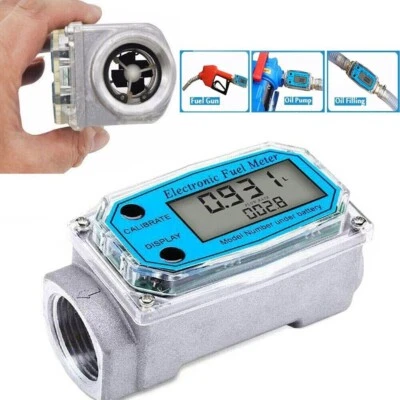 -10°C ~ +60°C Turbine Flow Meter 1.5" NPT Modular High Quality Stable - Image 1 of 4