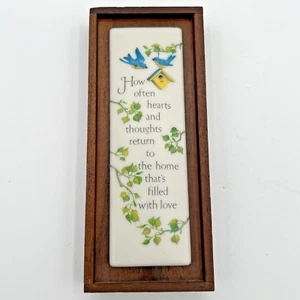 Little Gallery by Hallmark Walnut Frame "...to the home that's filled with love" - Picture 1 of 7