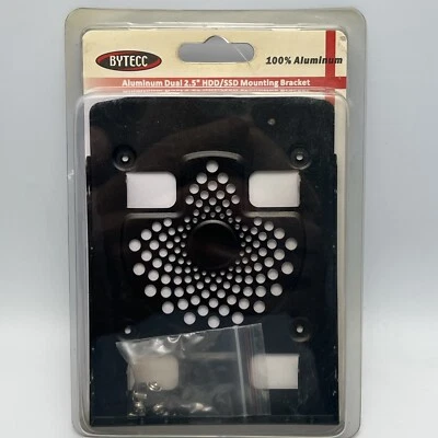 BYTECC Bracket-2500 Aluminum dual 2.5 In HDD/SSD Mounting Bracket For 3.5in Bay - Image 1 of 3