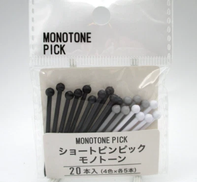 Monotone  food picks picks 20pcs for lunch box bento Rare B - Изображение 1 из 2