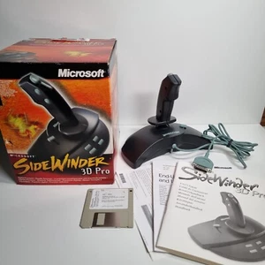 Microsoft SideWinder Precision 3D Pro Flightstick Joystick  - Windows 95 + Box - Picture 1 of 10