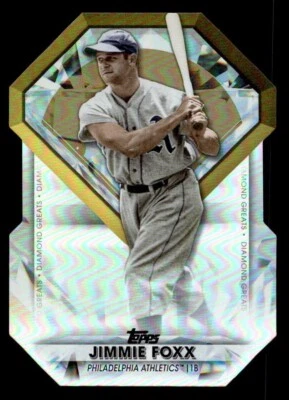 Tarjeta troquelada 2022 Topps Update #DGDC-68 Jimmie Foxx Diamond Greats atletismo Foto 1 de 2